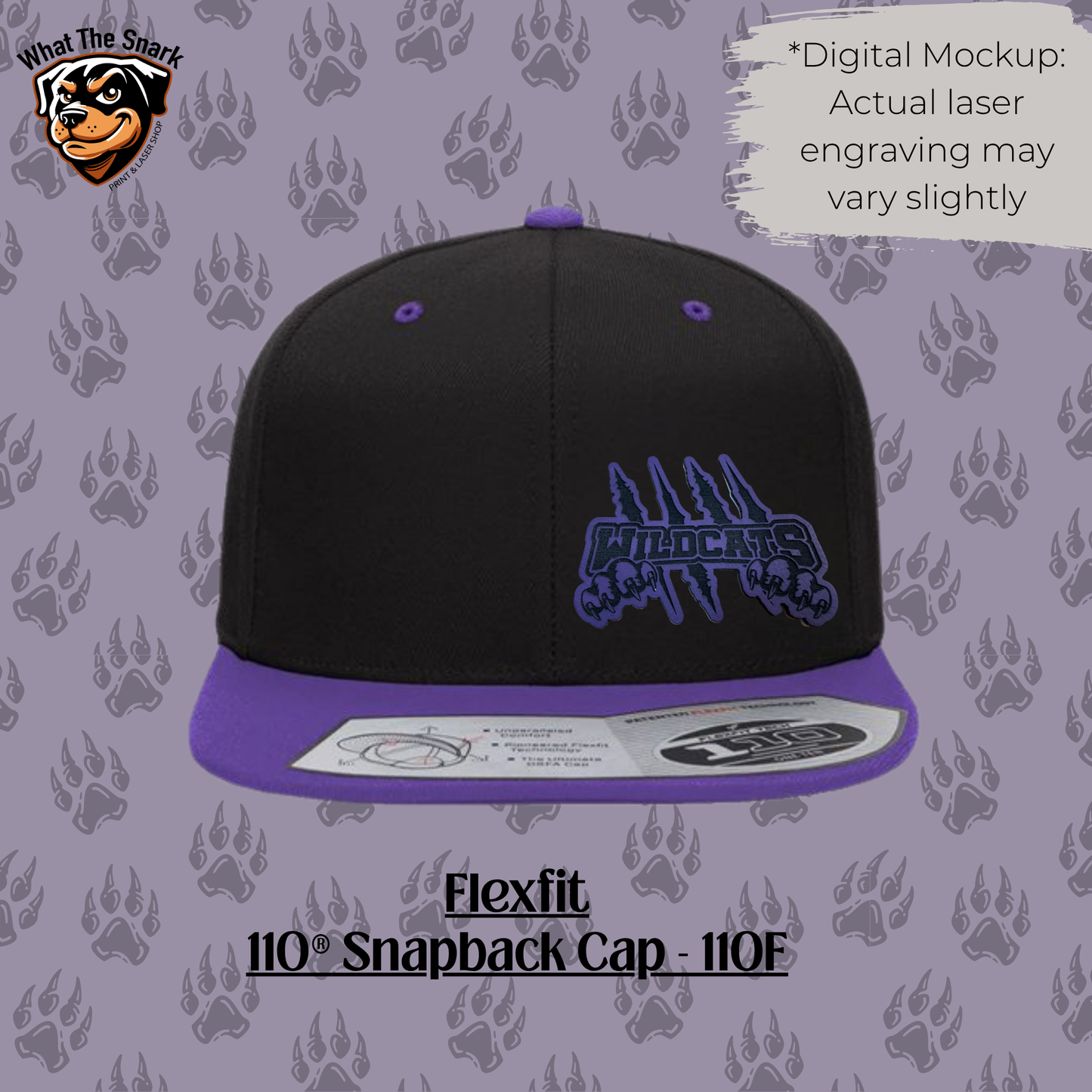 Wildcats Flexfit Snapback Cap with Leather Patch