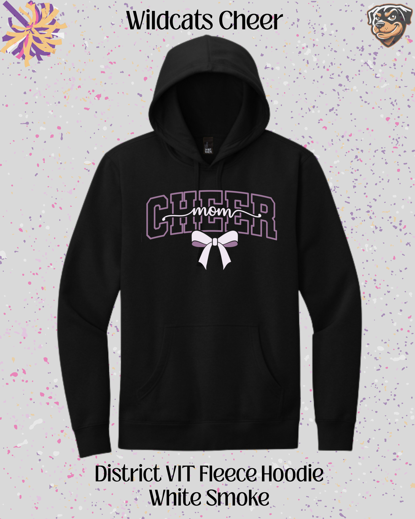 Wildcats Cheer Mom Hoodie
