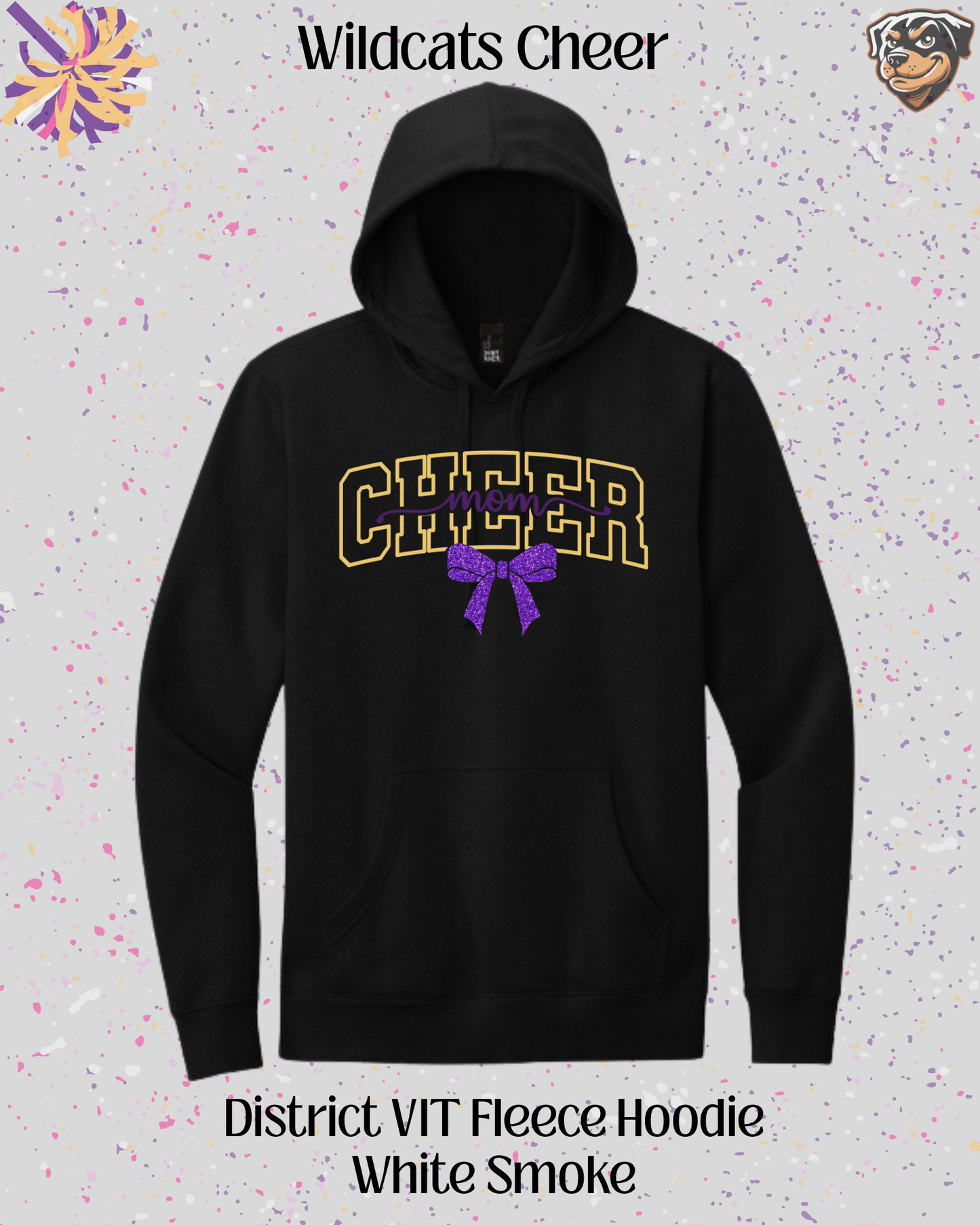 Wildcats Cheer Mom Hoodie
