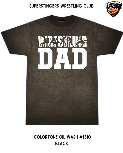 Super Stingers Crazy Wrestling DAD Tie-Dye Tee