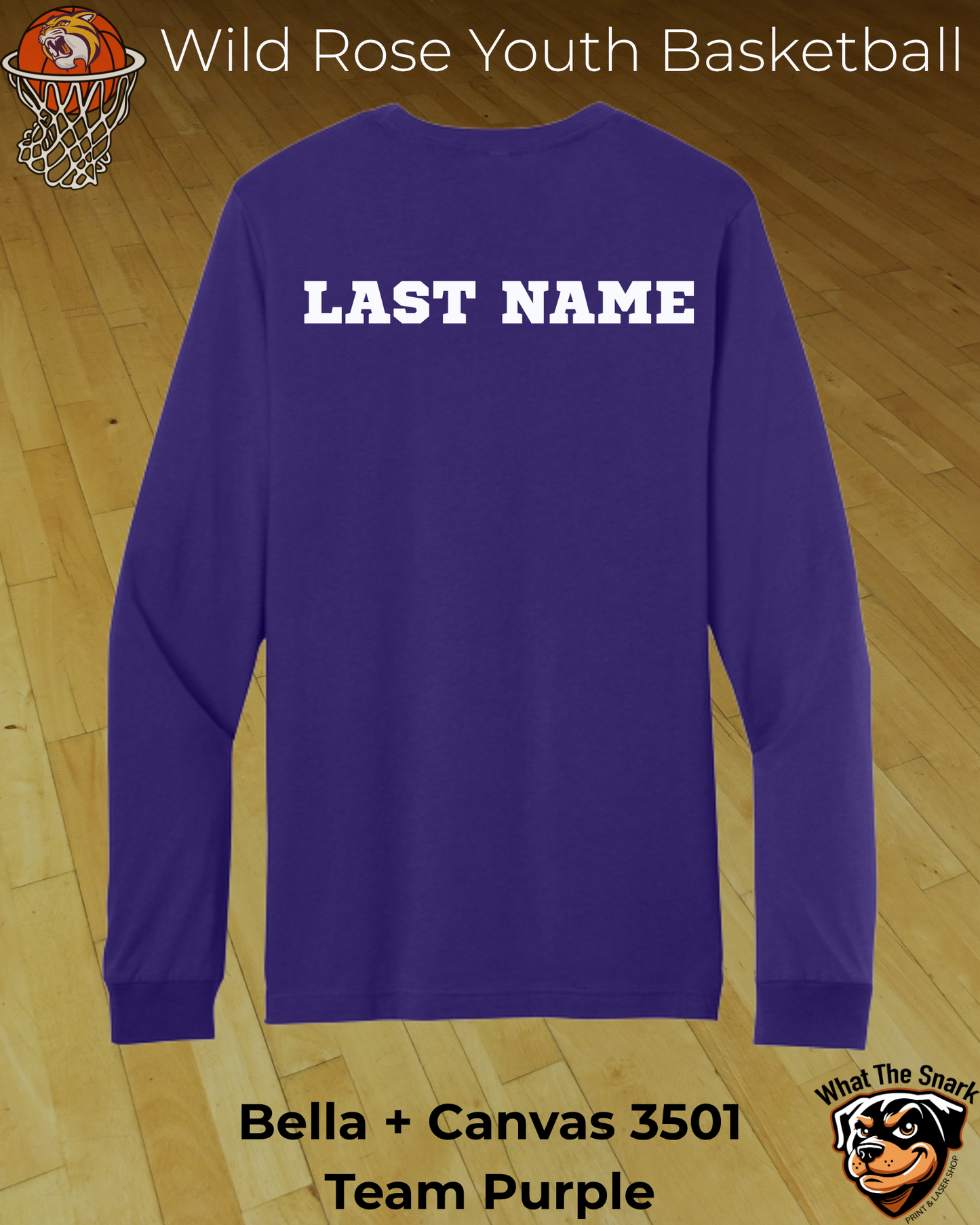 Wildcat Youth Basketball Mom Long Sleeve