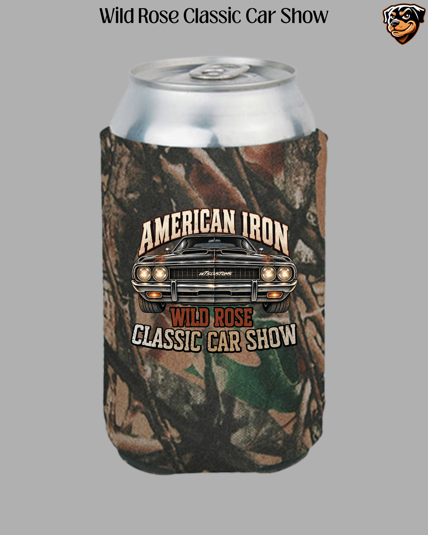 WR Classic Car Show American Iron Koozie