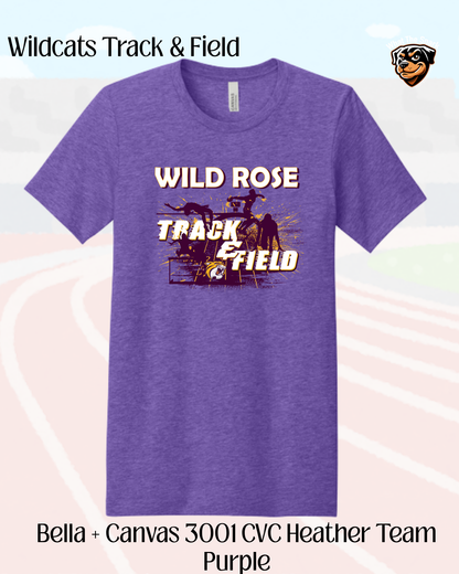 Wild Rose Track and Field Cotton Tee