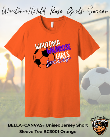Youth WWR Girls Soccer Logo Bella+Canvas Tshirt