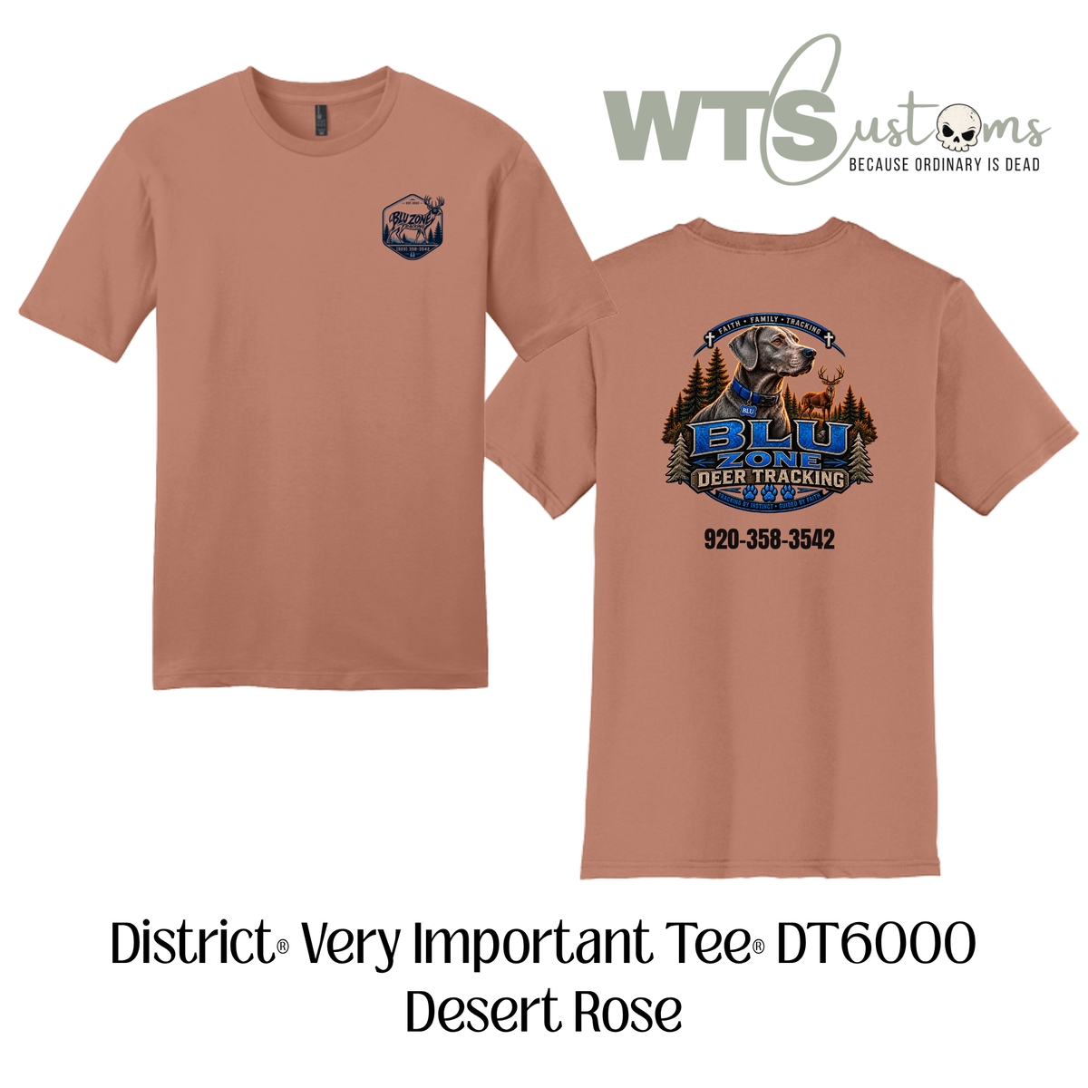Blu Zone District Very Important Tee