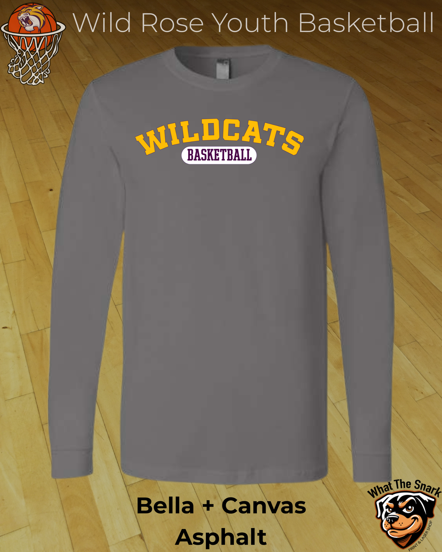Wildcat Basketball Classic Arch Long Sleeve