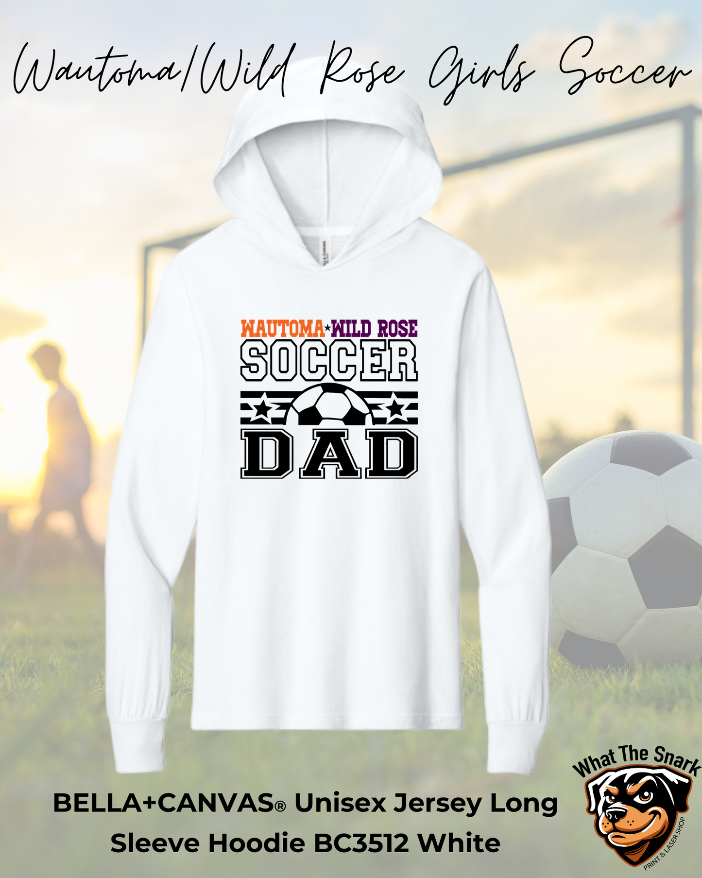 WWR Girls Soccer Dad classic lightweight Hoodie