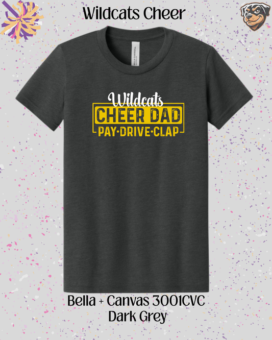 Wildcats Cheer Dad Tee
