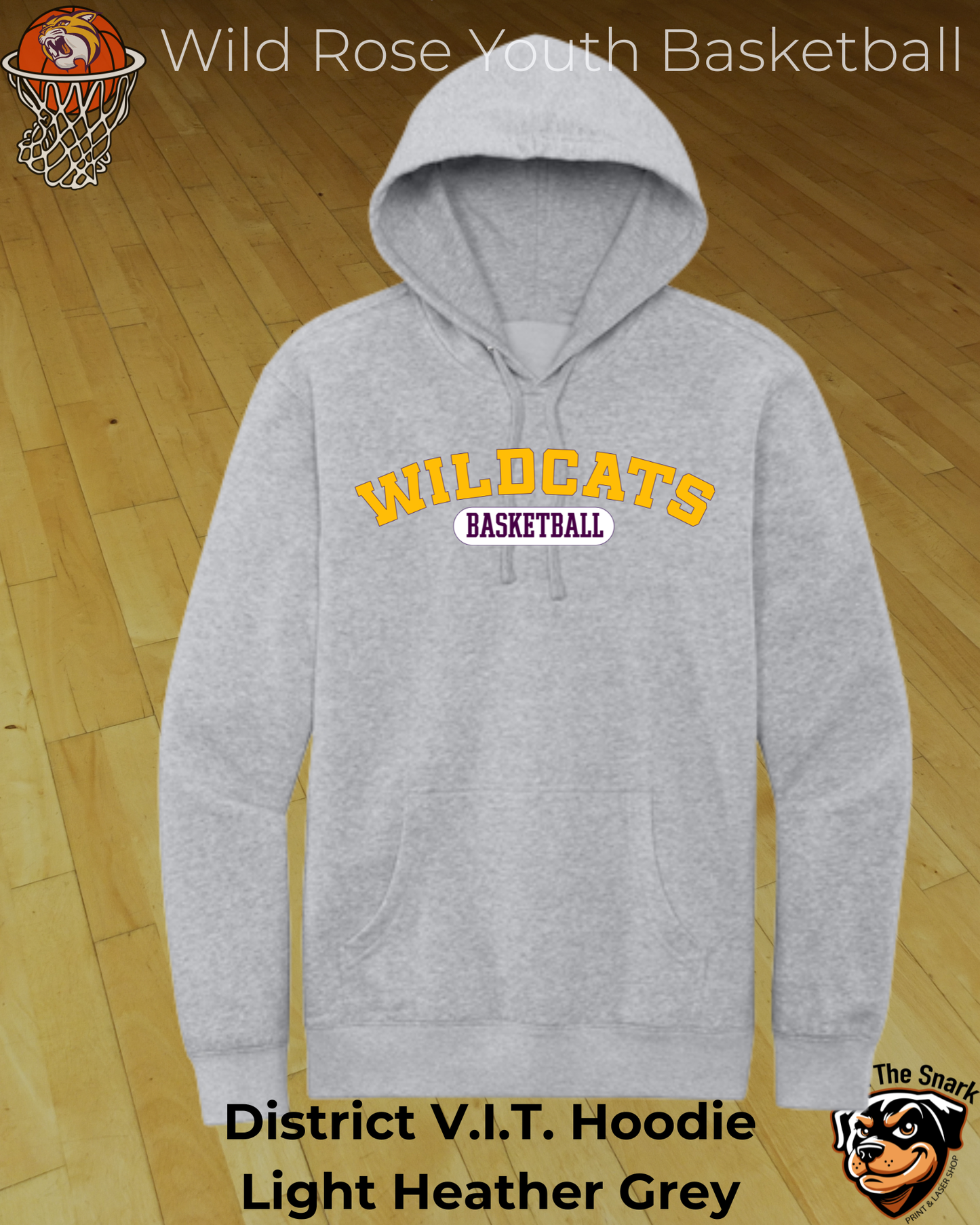 Wildcat Basketball Classic Arch Hoodie