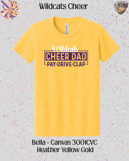 Wildcats Cheer Dad Tee