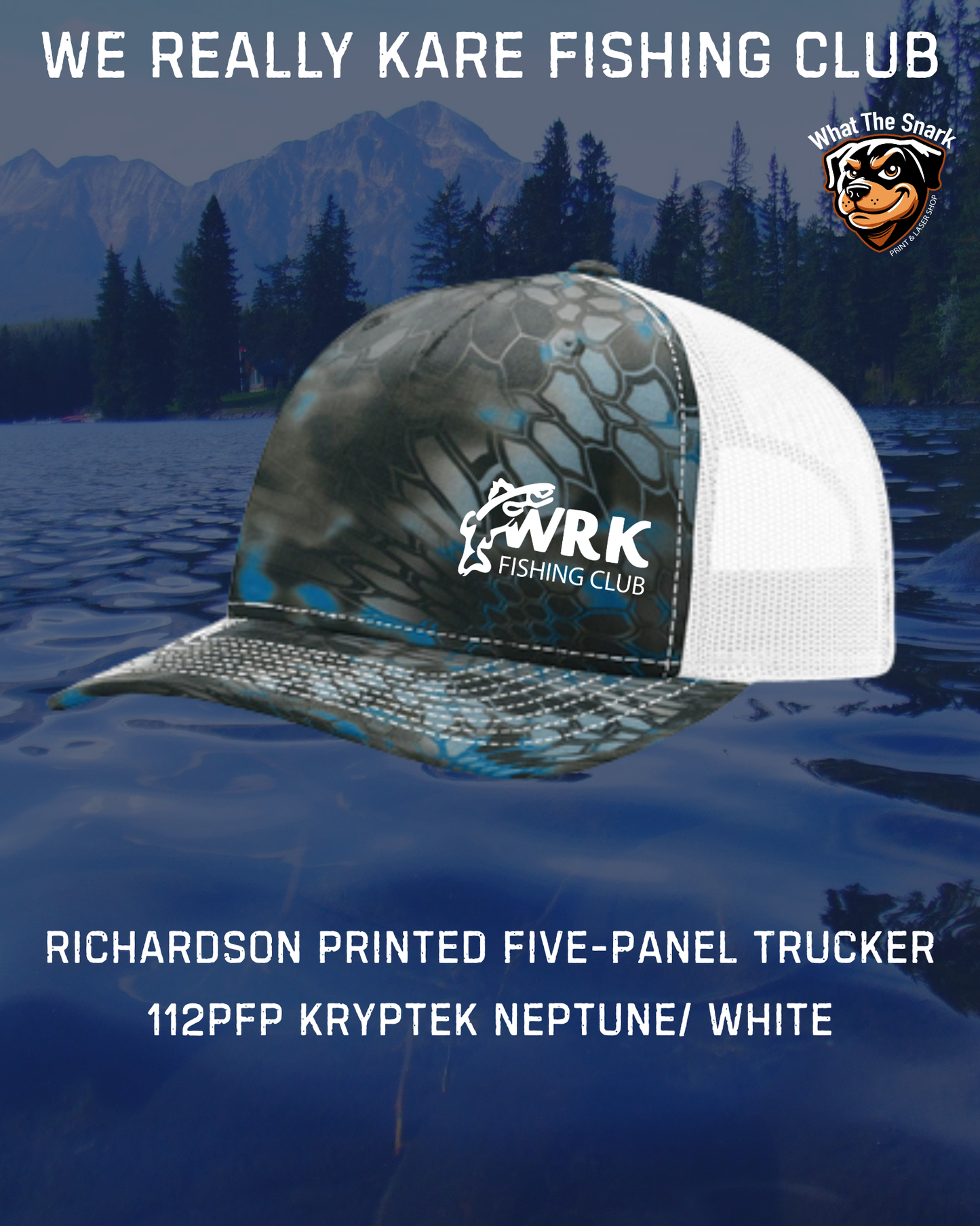 WRK Printed Trucker Hat