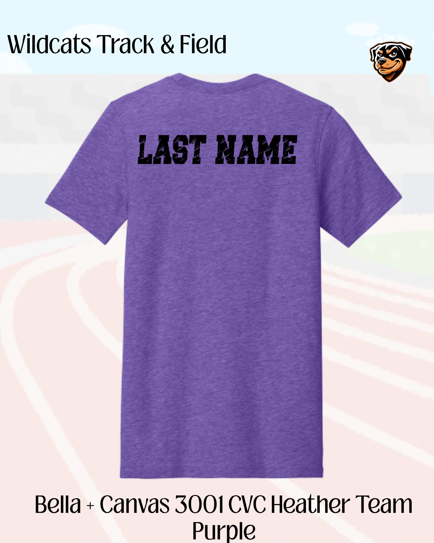 Wild Rose Track and Field Cotton Tee