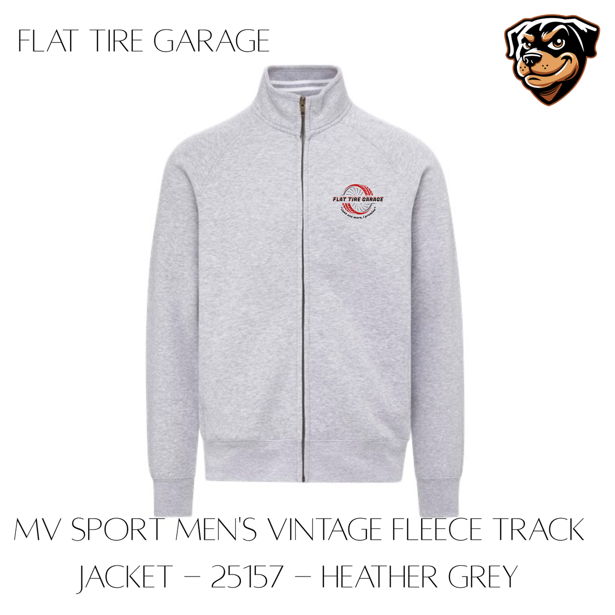Flat Tire Garage Men's Track Jacket