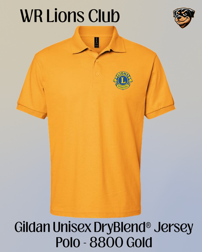 WR Lions Unisex DriBlend Polo