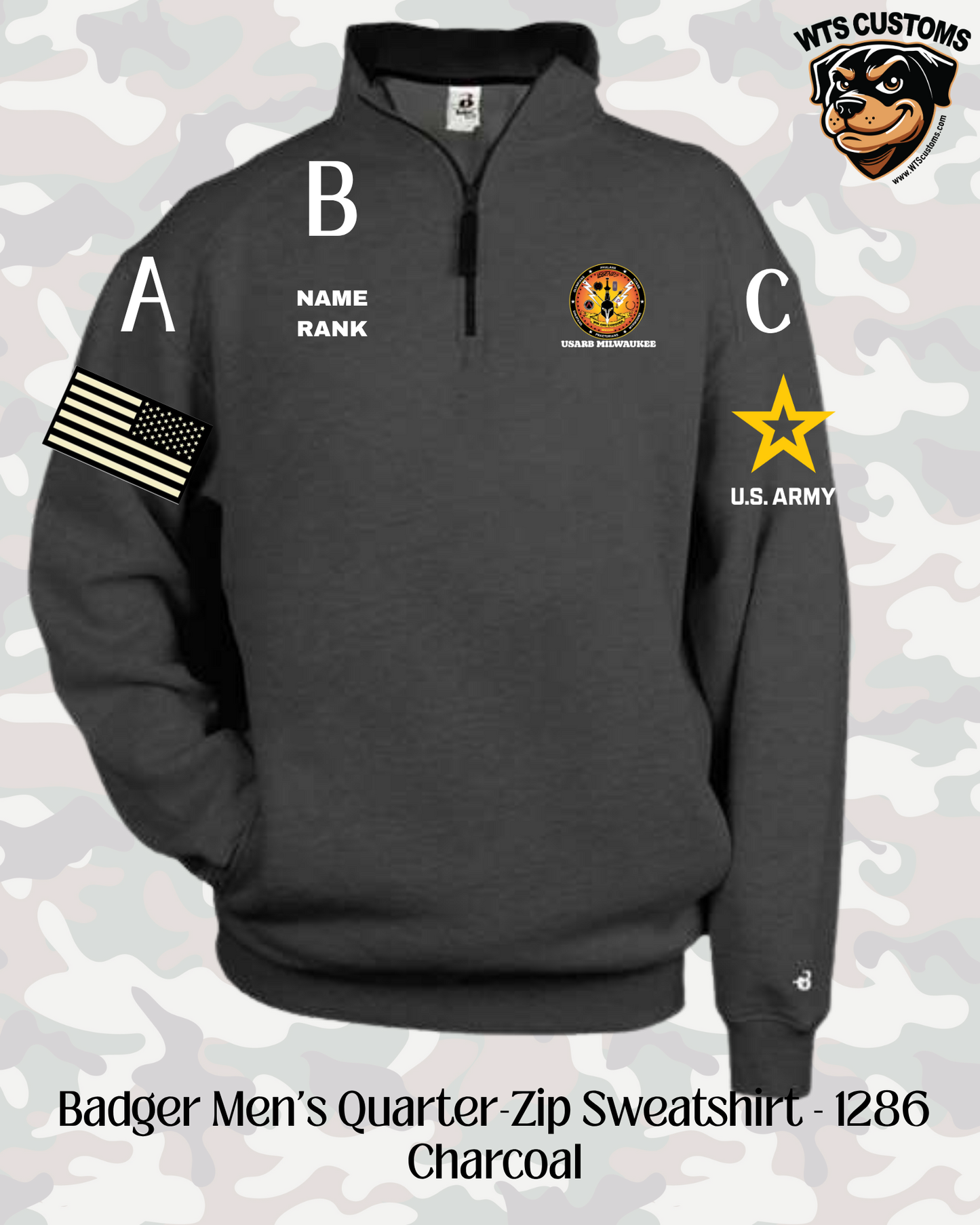 USARB Badger 1/4 Zip