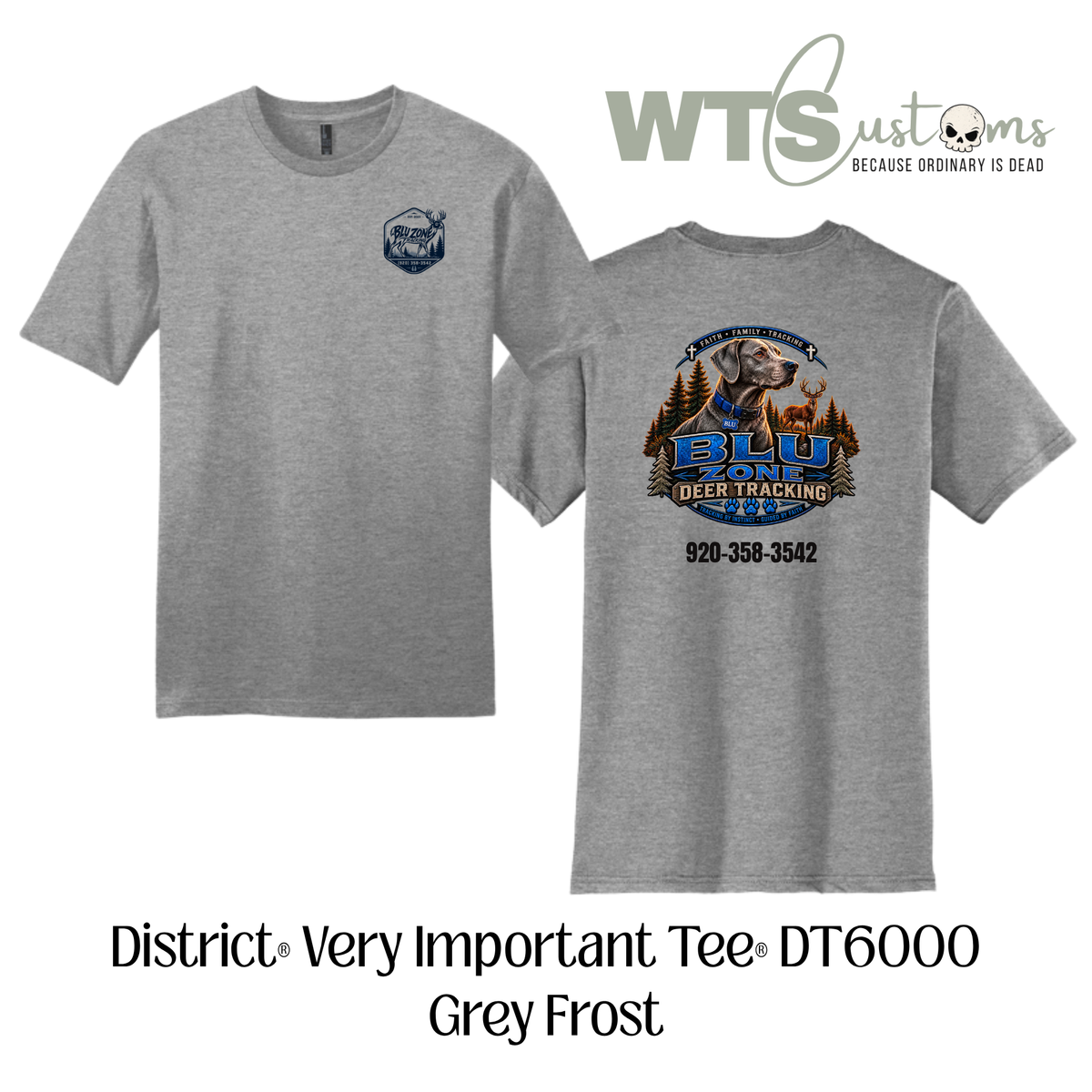 Blu Zone District Very Important Tee