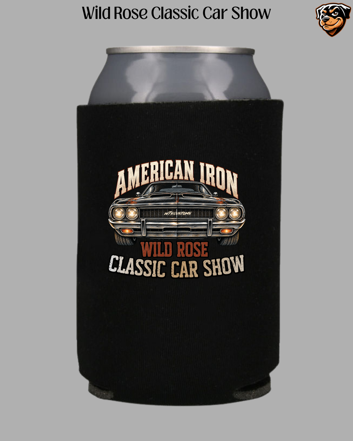 WR Classic Car Show American Iron Koozie