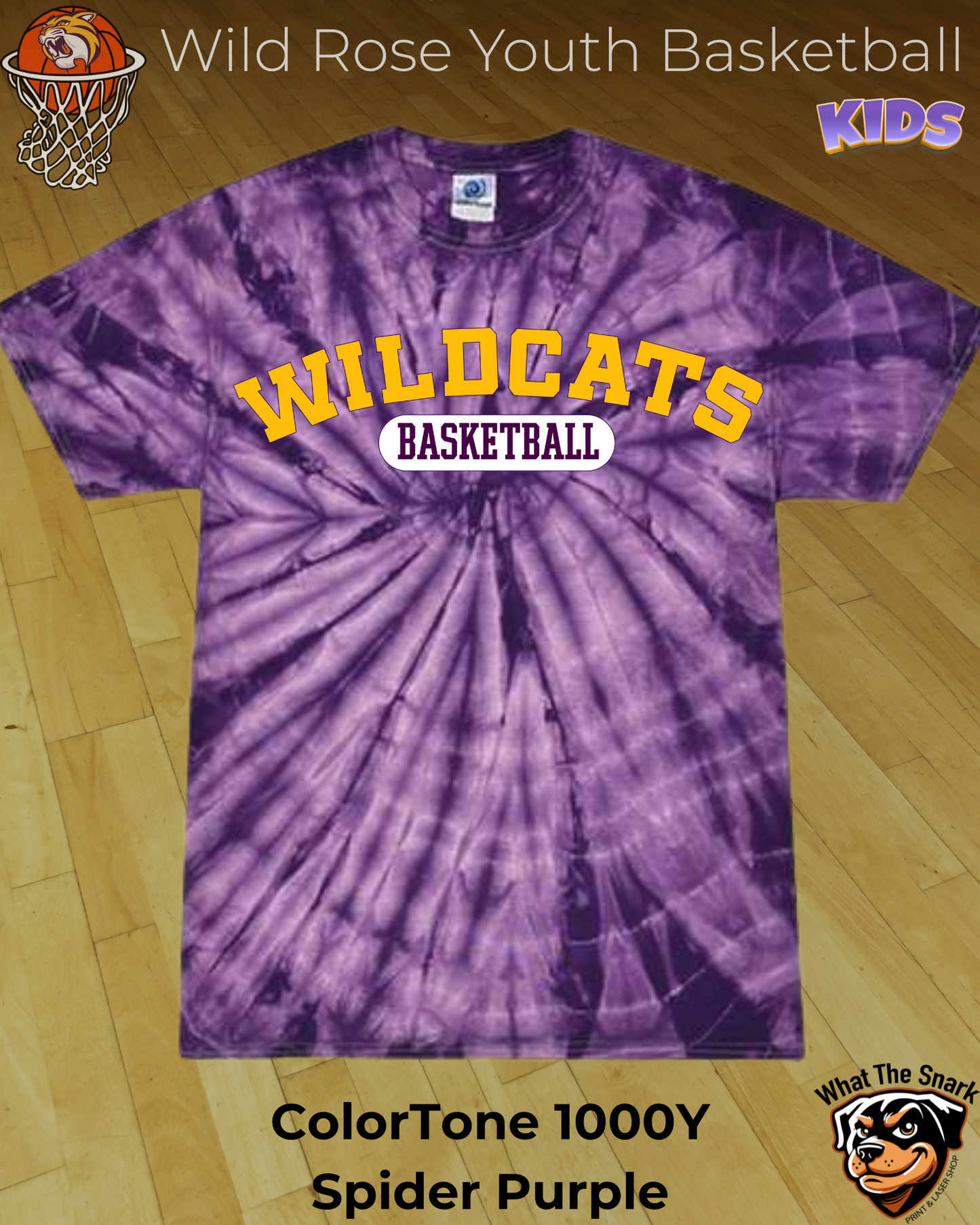 Wildcat Basketball Classic Arch Youth Tee