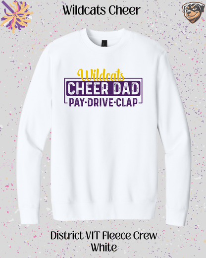 Wildcats Cheer Dad Crew Neck