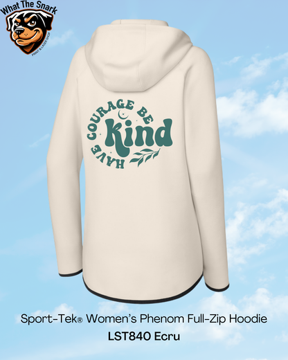 Have Courage Be Kind Womens Performance Hoodie