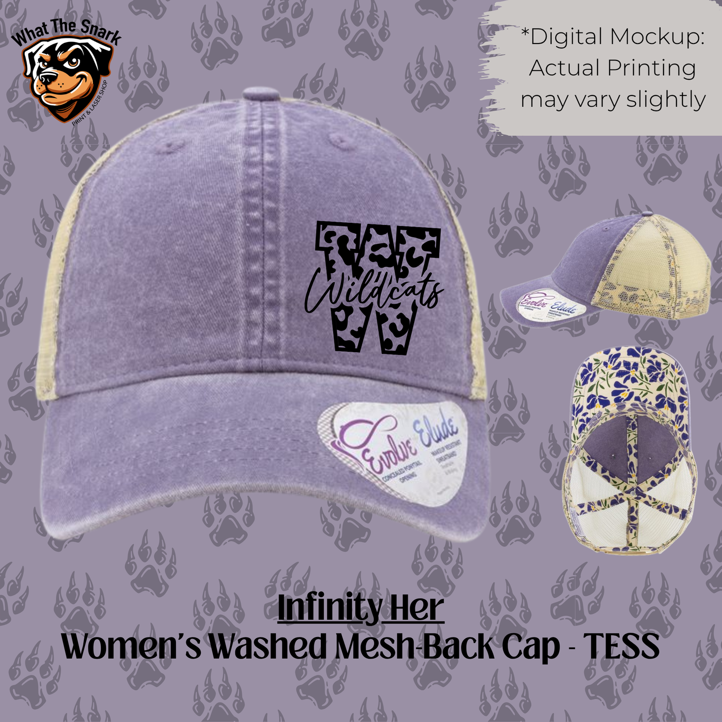 Women's Animal Print Wildcats W Hat
