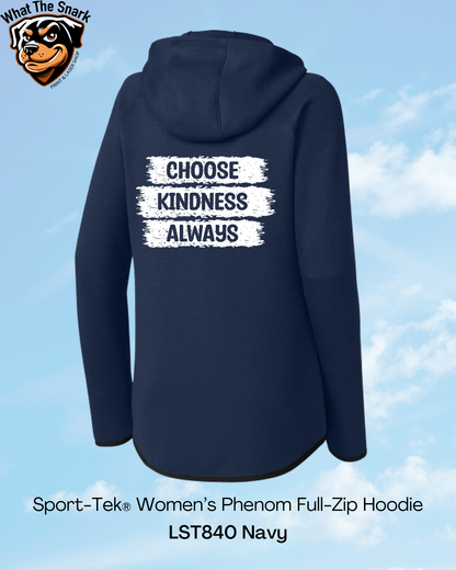 Choose Kindness Always Womens Performance Hoodie
