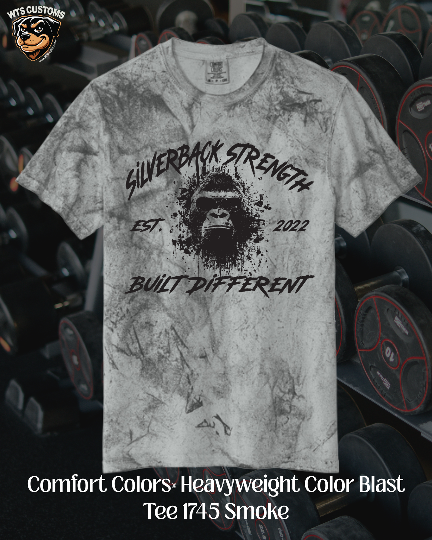 Silverback Built Different Tee