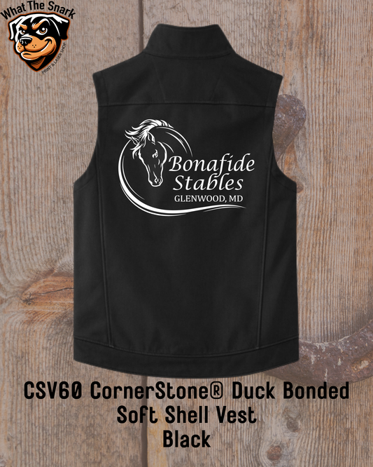 Bonafide Stables Cornerstone Soft Shell Vest