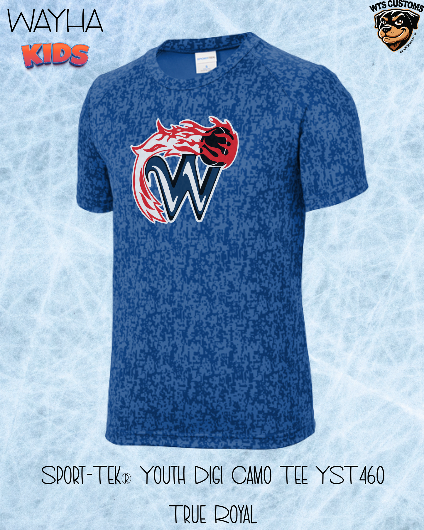 WAYHA Camo Kids Tee
