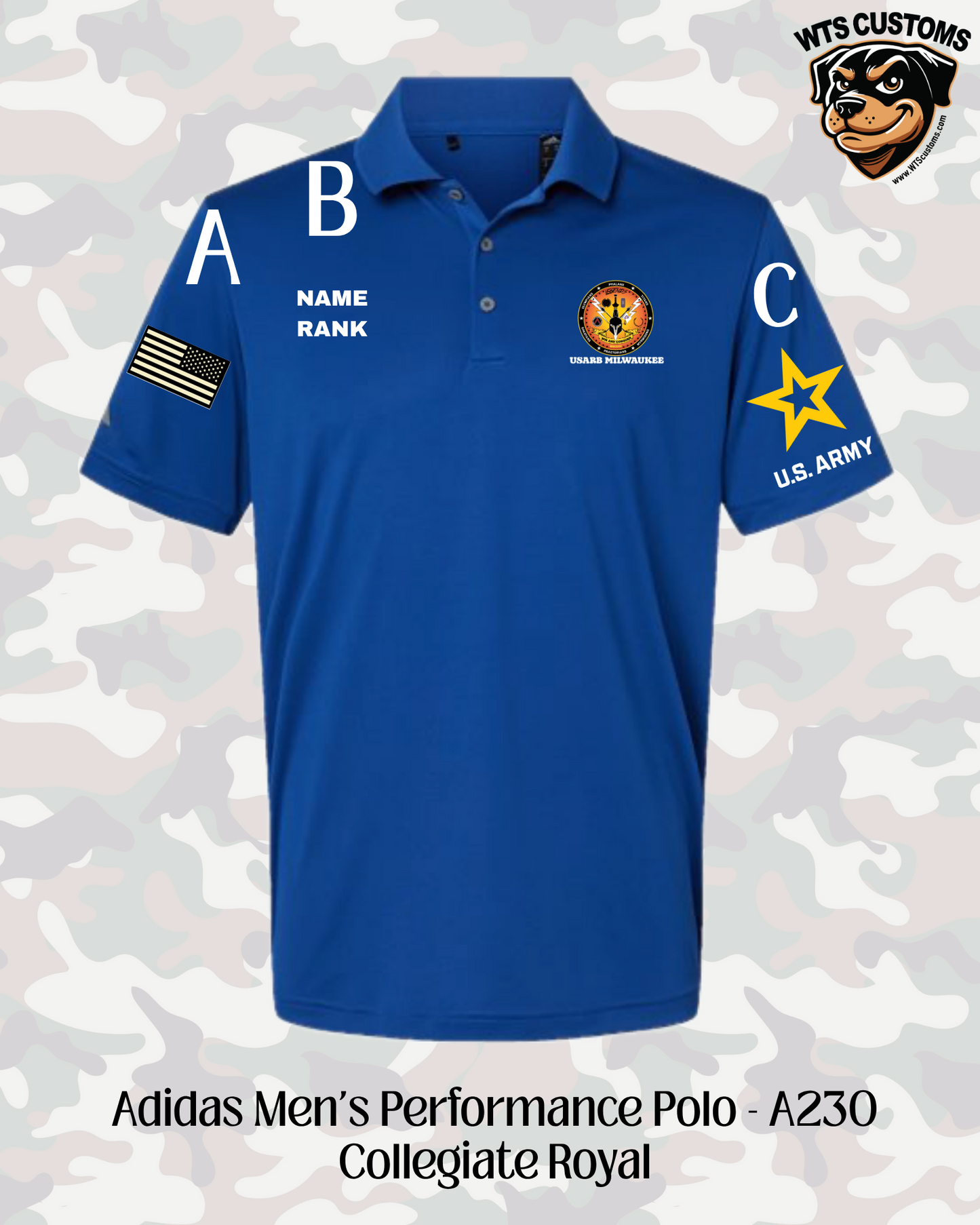 USARB Adidas Men's Polo