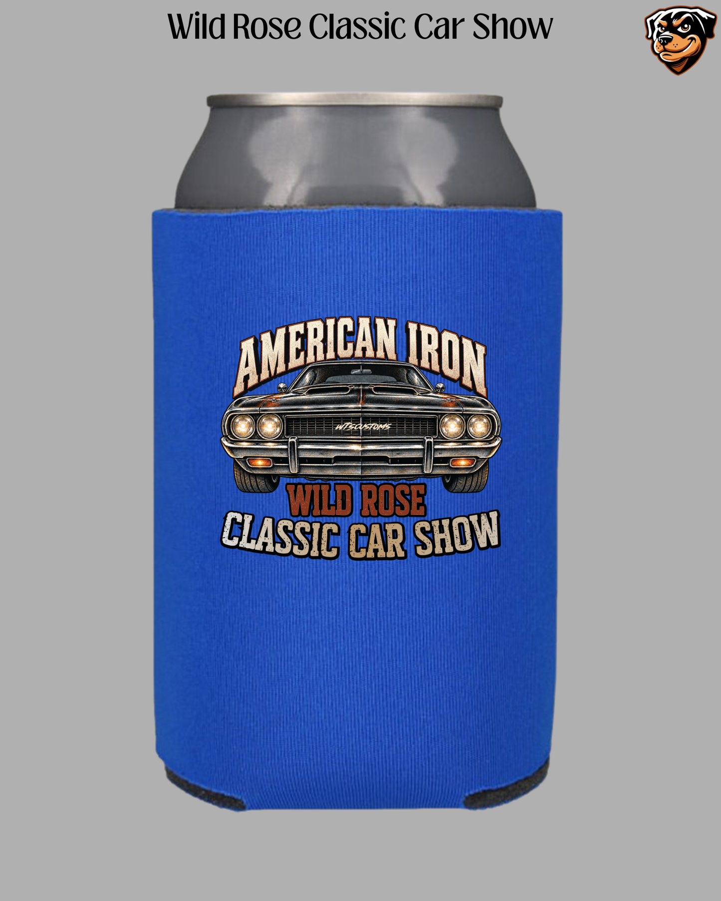 WR Classic Car Show American Iron Koozie