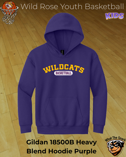 Wildcat Basketball Classic Arch Youth Hoodie