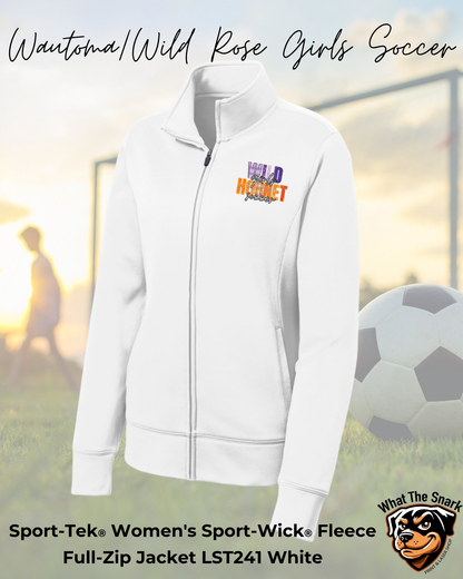 WWR Girls Soccer Wild Hornets Ladies Full Zip Fleece