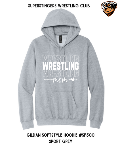 Super Stingers Wrestling Mom Hoodies