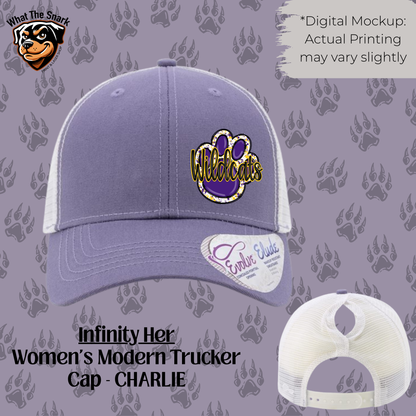Women's Colorful Paw Print Hat