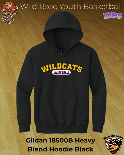 Wildcat Basketball Classic Arch Youth Hoodie