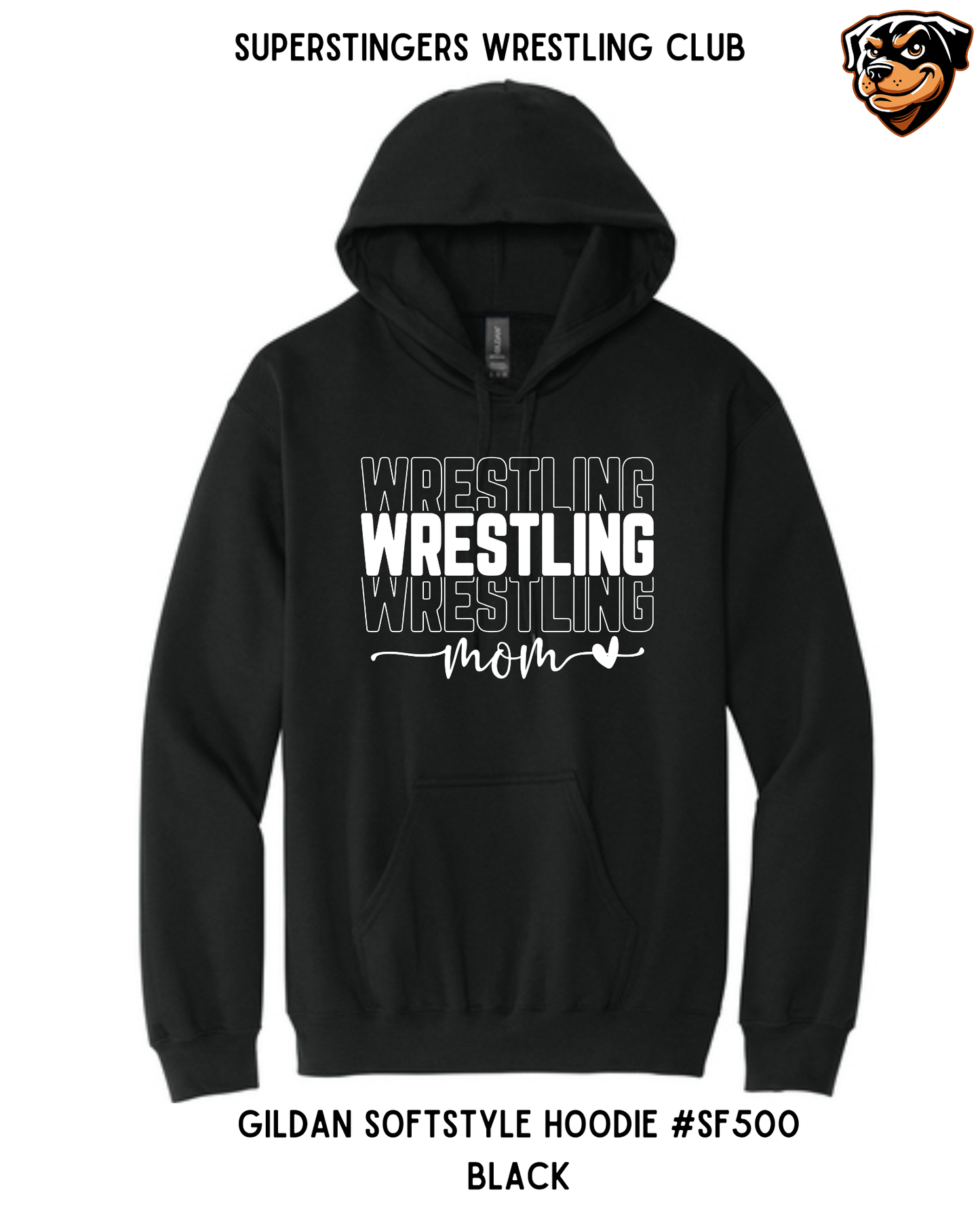 Super Stingers Wrestling Mom Hoodies