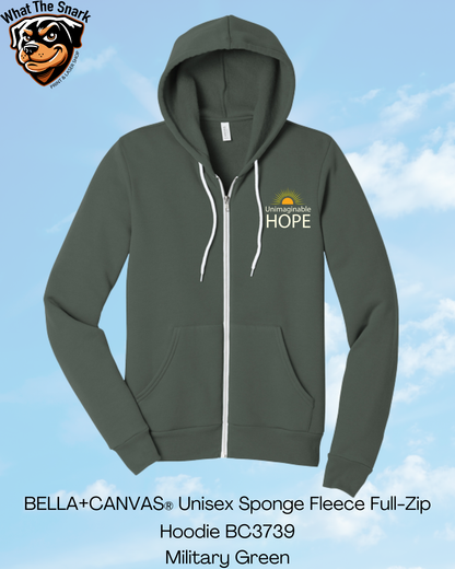Have Courage and Be Kind Mountain Full Zip Hoodie