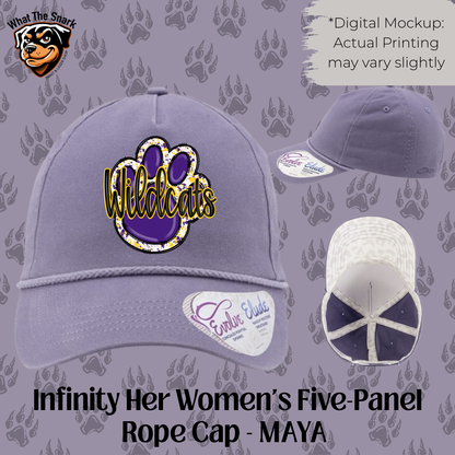 Women's Colorful Paw Print Hat