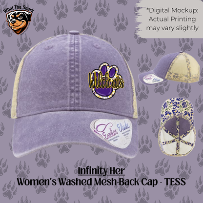 Women's Colorful Paw Print Hat