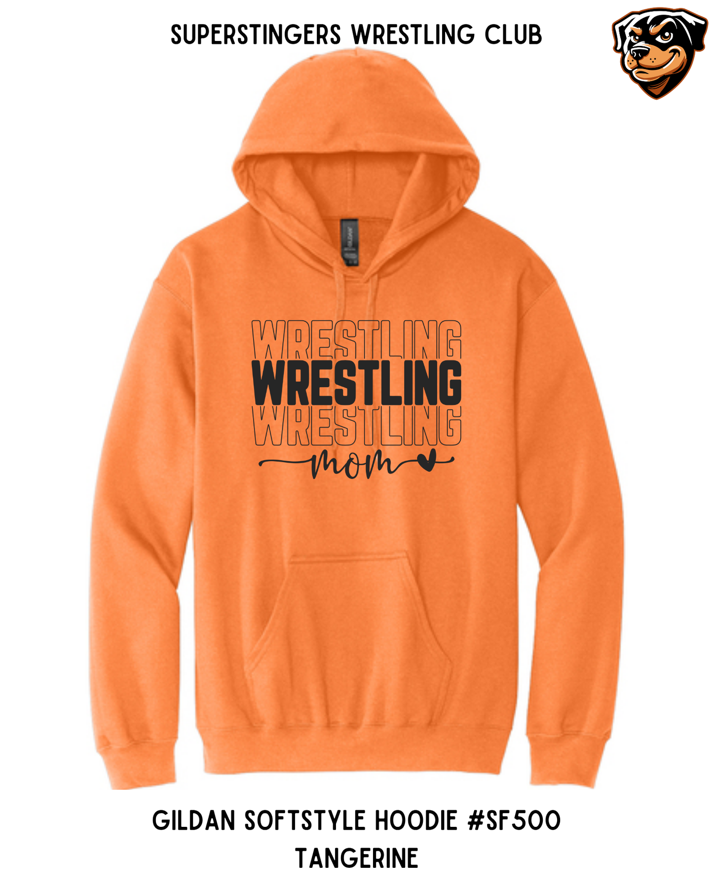 Super Stingers Wrestling Mom Hoodies