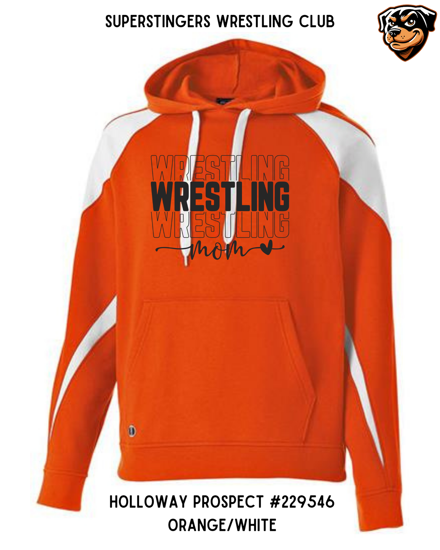 Super Stingers Wrestling Mom Hoodies