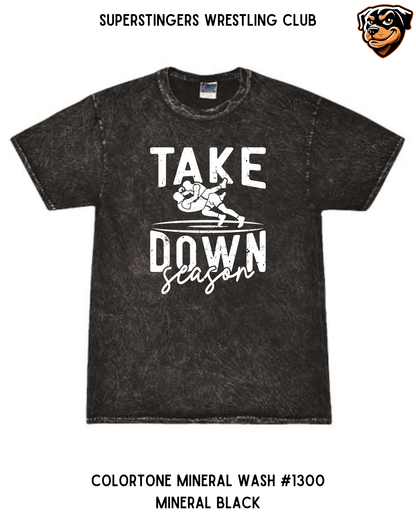 Super Stingers Take Down Season Tie-Dye Tee