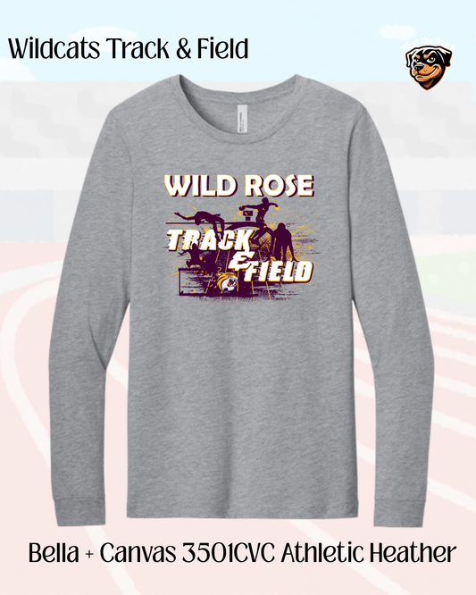Wild Rose Track and Field Cotton Long Sleeve.