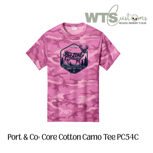 Blu Zone Camo Tee