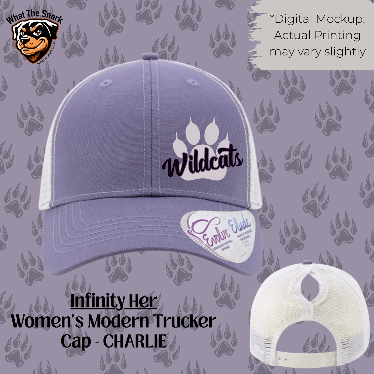 Women's Wildcats Purple Paw Hat