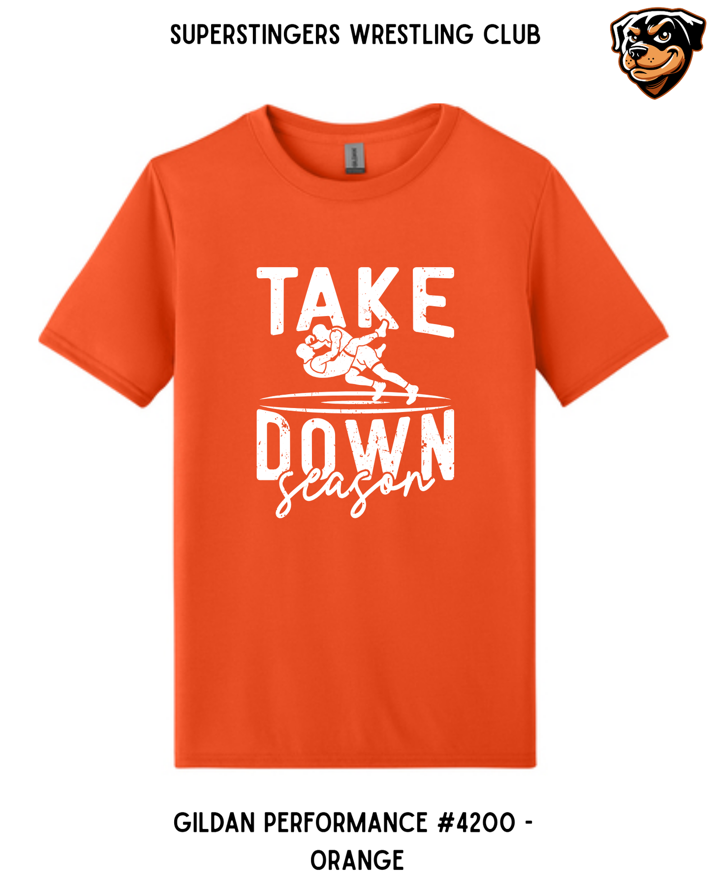Super Stingers Take Down Season Performance Tee