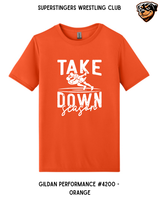 Super Stingers Take Down Season Performance Tee