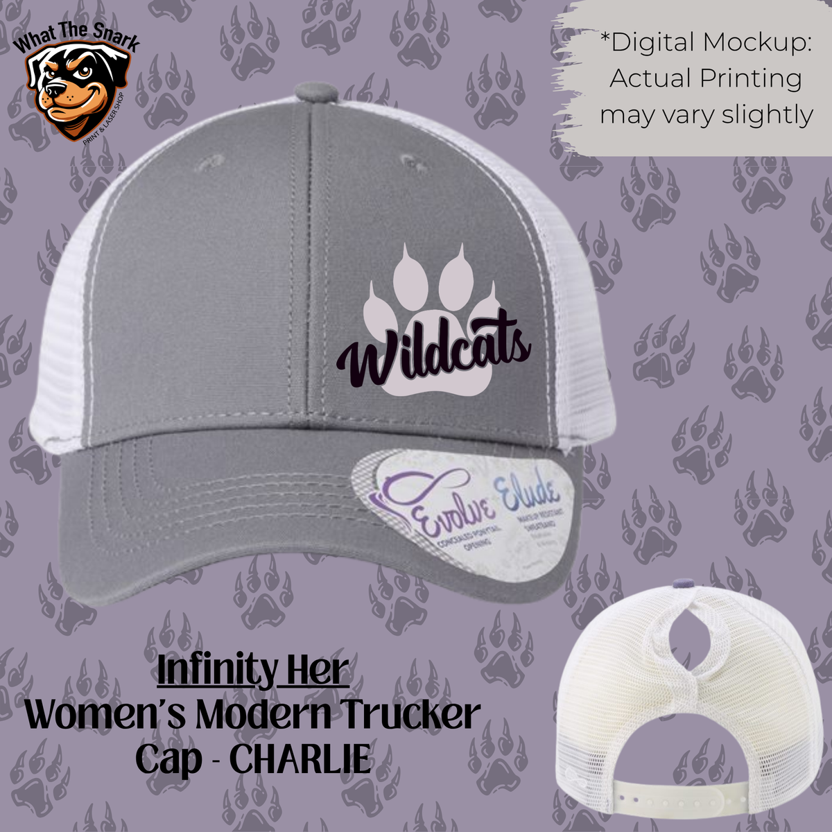Women's Wildcats Purple Paw Hat