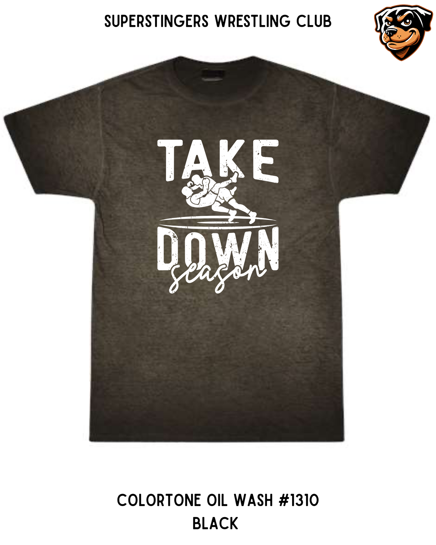 Super Stingers Take Down Season Tie-Dye Tee